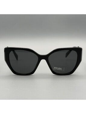 Prada PR 19ZS 1AB5S0 Sunglasses Black Dark Grey Lens 55 17 145 3N
